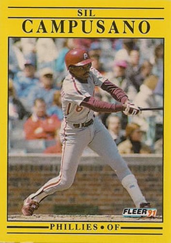 #389 Sil Campusano - Philadelphia Phillies - 1991 Fleer Baseball
