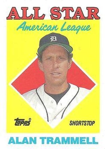 #389 Alan Trammell - Detroit Tigers - 1988 Topps Baseball