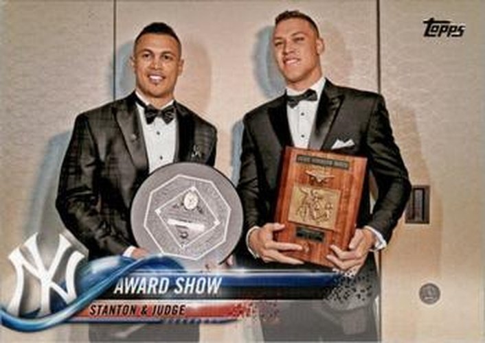 #389 Award Show Giancarlo Stanton / Aaron Judge - New York Yankees - 2018 Topps Baseball
