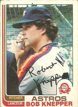#389 Bob Knepper - Houston Astros - 1982 O-Pee-Chee Baseball