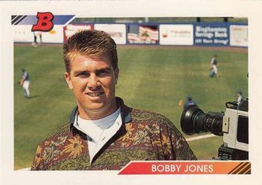 #389 Bobby Jones - New York Mets - 1992 Bowman Baseball