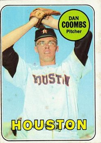 #389 Dan Coombs - Houston Astros - 1969 Topps Baseball