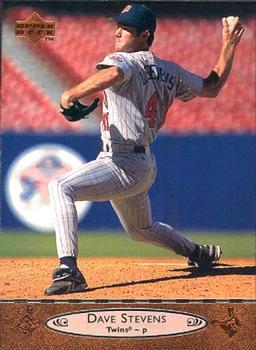 #389 Dave Stevens - Minnesota Twins - 1996 Upper Deck Baseball
