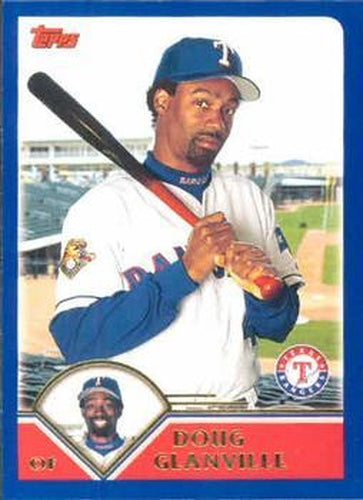 #389 Doug Glanville - Texas Rangers - 2003 Topps Baseball