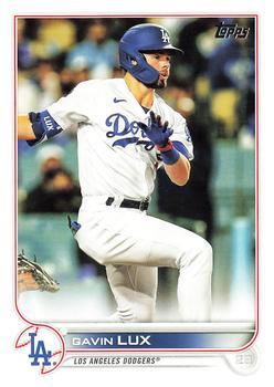 #389 Gavin Lux - Los Angeles Dodgers - 2022 Topps Baseball