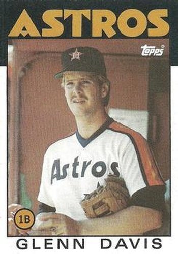 #389 Glenn Davis - Houston Astros - 1986 Topps Baseball