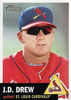 #389 J.D. Drew - St. Louis Cardinals - 2002 Topps Heritage Baseball