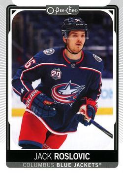 #389 Jack Roslovic - Columbus Blue Jackets - 2021-22 O-Pee-Chee Hockey