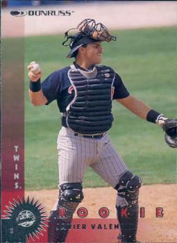 #389 Javier Valentin - Minnesota Twins - 1997 Donruss Baseball