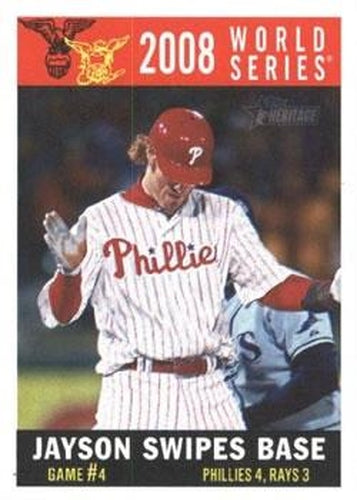 #389 Jayson Werth - Philadelphia Phillies - 2009 Topps Heritage Baseball