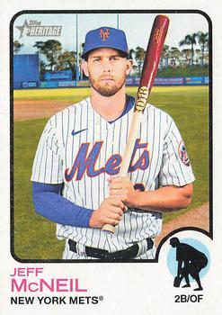 #389 Jeff McNeil - New York Mets - 2022 Topps Heritage Baseball