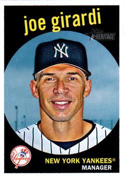 #389 Joe Girardi - New York Yankees - 2008 Topps Heritage Baseball