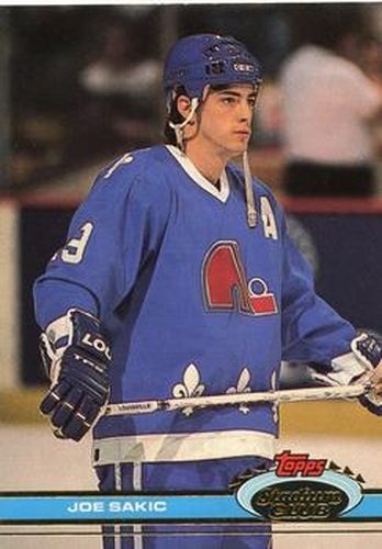 #389 Joe Sakic - Quebec Nordiques - 1991-92 Stadium Club Hockey