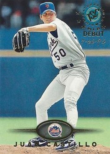 #389 Juan Castillo - New York Mets - 1995 Stadium Club Baseball
