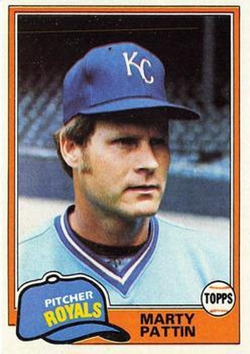 #389 Marty Pattin - Kansas City Royals - 1981 Topps Baseball