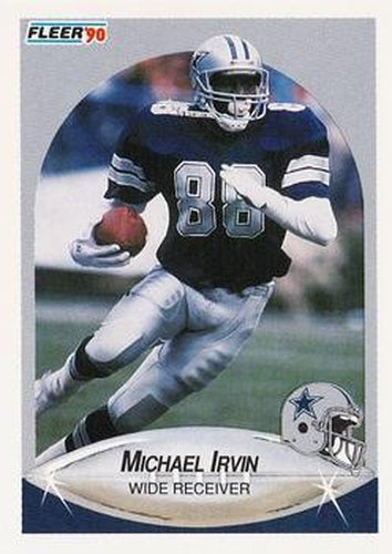 #389 Michael Irvin - Dallas Cowboys - 1990 Fleer Football