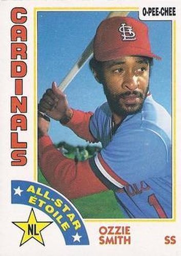 #389 Ozzie Smith - St. Louis Cardinals - 1984 O-Pee-Chee Baseball