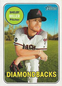 #389 Shelby Miller - Arizona Diamondbacks - 2018 Topps Heritage Baseball