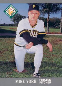 #389 Mike York - Pittsburgh Pirates - 1991 Ultra Baseball