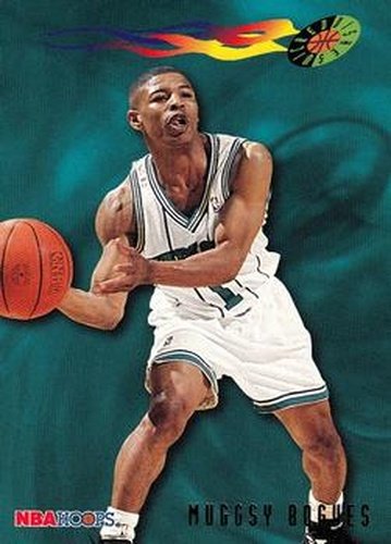 #389 Muggsy Bogues - Charlotte Hornets - 1995-96 Hoops Basketball