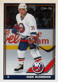 #389 Hubie McDonough - New York Islanders - 1991-92 O-Pee-Chee Hockey