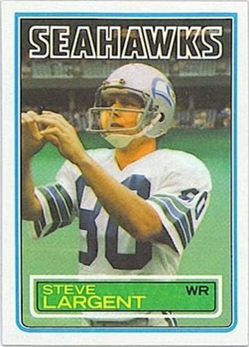 #389 Steve Largent - Seattle Seahawks - 1983 Topps Football