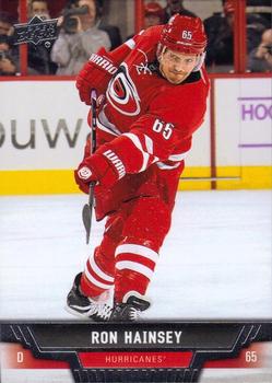 #389 Ron Hainsey - Carolina Hurricanes - 2013-14 Upper Deck Hockey