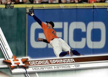 #389a George Springer - Houston Astros - 2017 Topps Baseball
