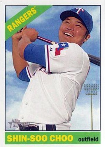 #389a Shin-Soo Choo - Texas Rangers - 2015 Topps Heritage Baseball