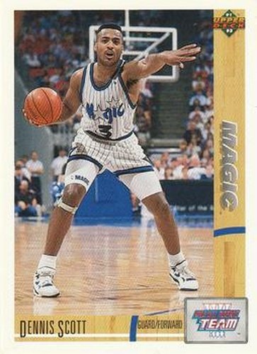 #38 Dennis Scott - Orlando Magic - 1991-92 Upper Deck Basketball