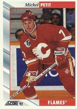 #38 Michel Petit - Calgary Flames - 1992-93 Score USA Hockey