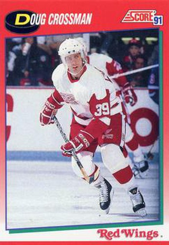 #38 Doug Crossman - Detroit Red Wings - 1991-92 Score Canadian Hockey