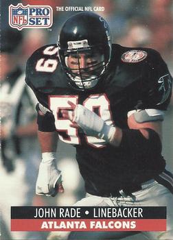 #438 John Rade - Atlanta Falcons - 1991 Pro Set Football