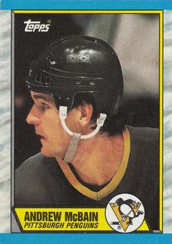 #38 Andrew McBain - Pittsburgh Penguins - 1989-90 Topps Hockey