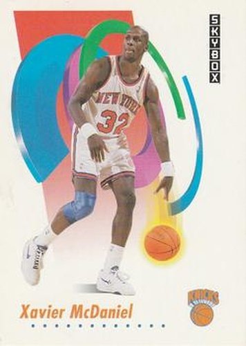 #638 Xavier McDaniel - New York Knicks - 1991-92 SkyBox Basketball