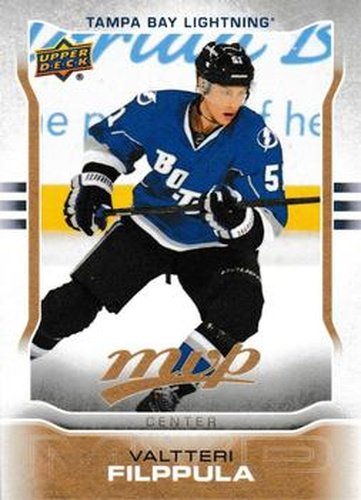 #38 Valtteri Filppula - Tampa Bay Lightning - 2014-15 Upper Deck MVP Hockey