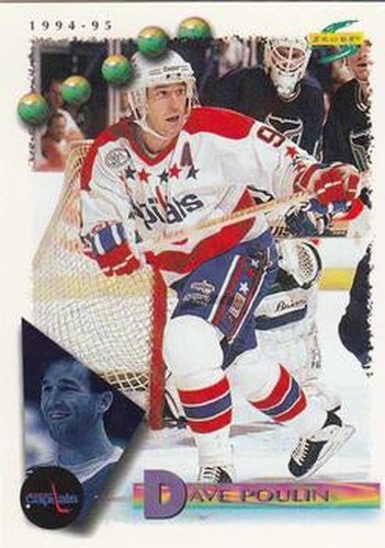 #38 Dave Poulin - Washington Capitals - 1994-95 Score Hockey