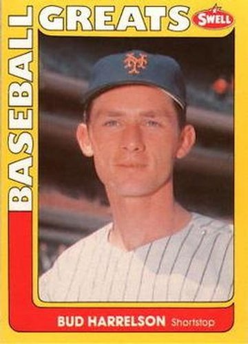 #38 Bud Harrelson - New York Mets - 1991 Swell Baseball Greats