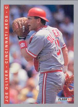 #38 Joe Oliver - Cincinnati Reds - 1993 Fleer Baseball