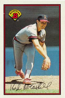 #38 Kirk McCaskill - California Angels - 1989 Bowman Baseball