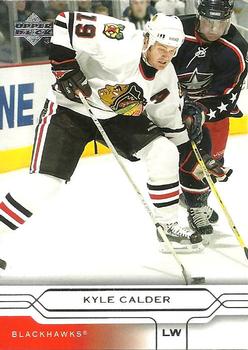 #38 Kyle Calder - Chicago Blackhawks - 2004-05 Upper Deck Hockey