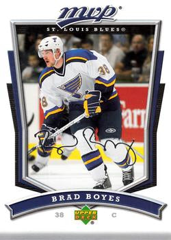 #38 Brad Boyes - St. Louis Blues - 2007-08 Upper Deck MVP Hockey