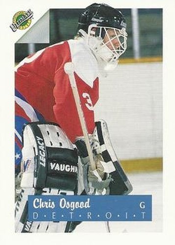 #38 Chris Osgood - Detroit Red Wings - 1991 Ultimate Draft Hockey
