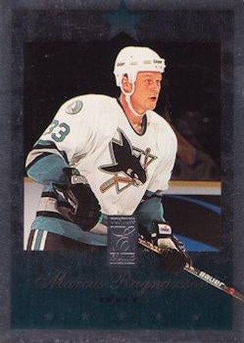 #38 Marcus Ragnarsson - San Jose Sharks - 1995-96 Donruss Elite Hockey