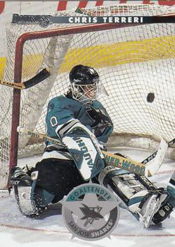 #38 Chris Terreri - San Jose Sharks - 1996-97 Donruss Hockey