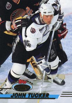 #38 John Tucker - Tampa Bay Lightning - 1993-94 Stadium Club Hockey
