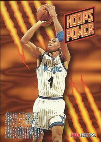 #PR-38 Anfernee Hardaway - Orlando Magic - 1994-95 Hoops Basketball - Power Ratings