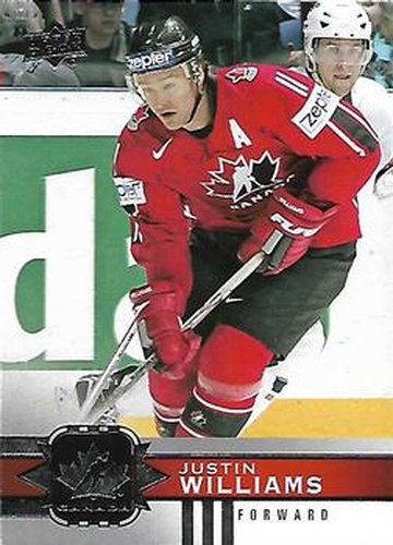 #38 Justin Williams - Canada - 2017-18 Upper Deck Canadian Tire Team Canada Hockey