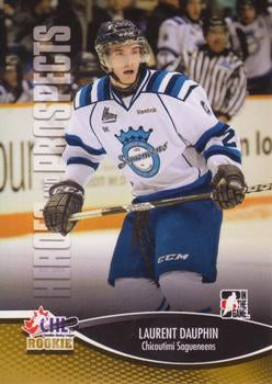 #38 Laurent Dauphin - Chicoutimi Sagueneens - 2012-13 In The Game Heroes and Prospects Hockey