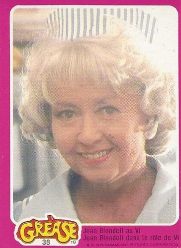 #38 Joan Blondell as Vi - 1978 O-Pee-Chee Grease
